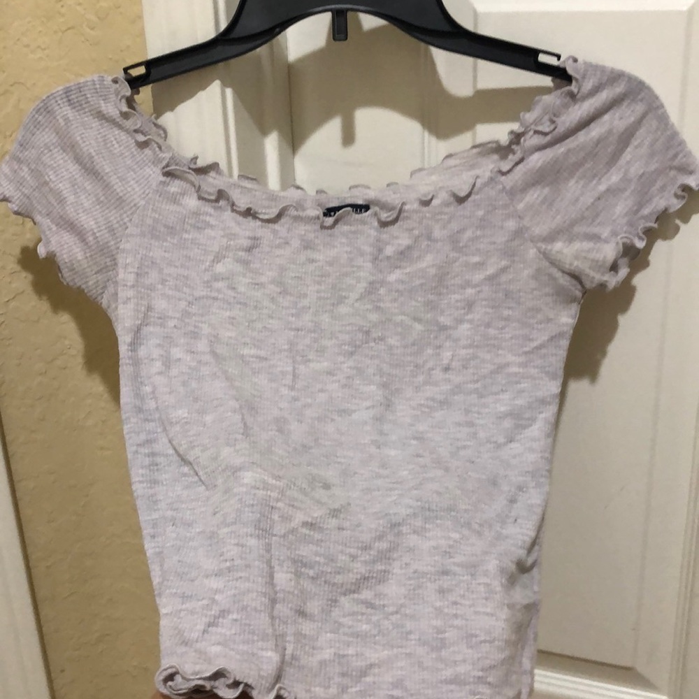 Ruffled t shirt